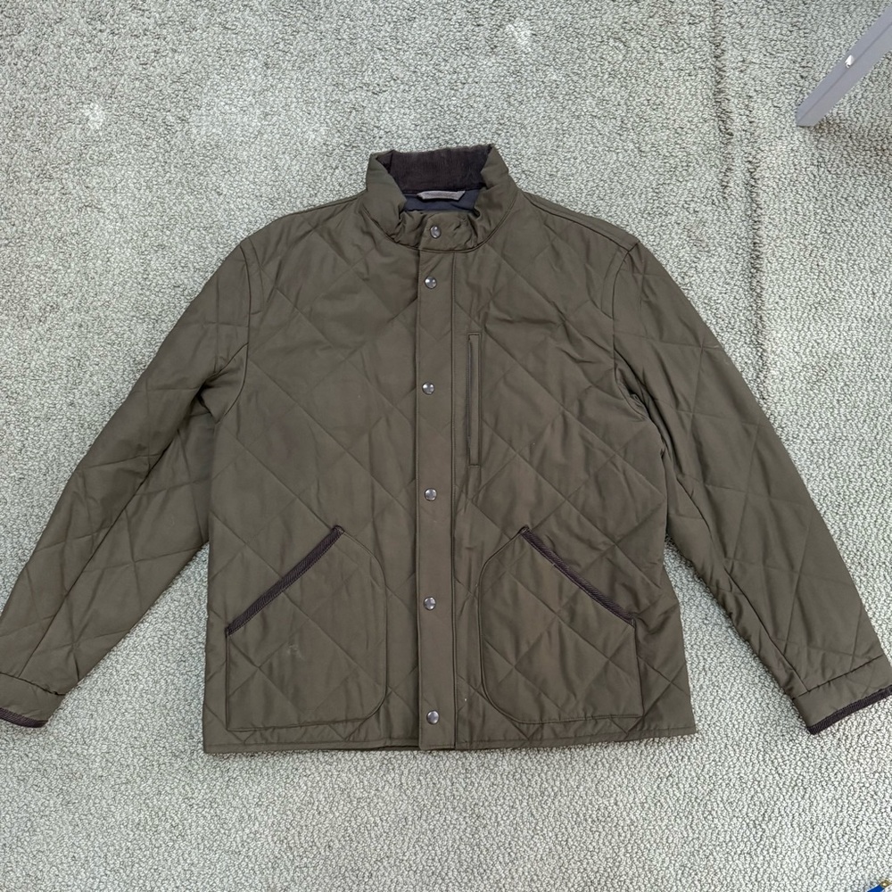 J. Crew Olive Quilted Jacket
